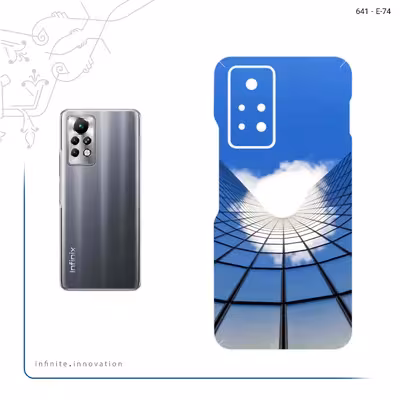 برچسب پوششی ماهوت مدل Glass skyscraper مناسب برای گوشی موبایل اینفینیکس Note 11 Pro