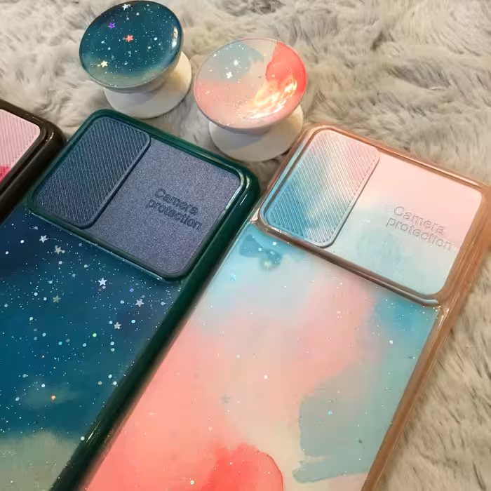 کاور کد A6645 مناسب برای گوشی موبایل سامسونگ Galaxy A31 به همراه پایه نگهدارنده