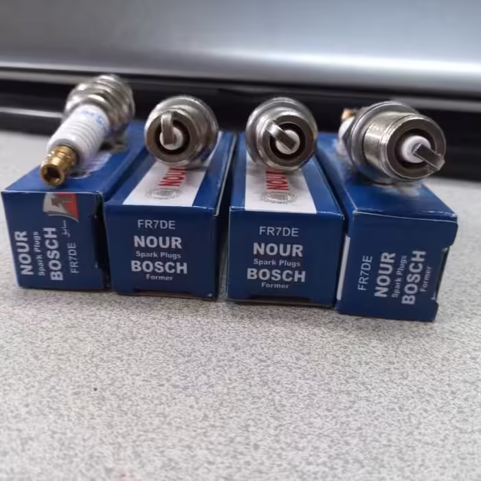 شمع خودرو شمع نور مدل FR7DE بسته 4 عددی