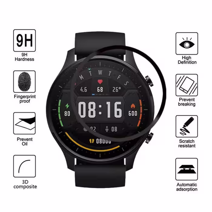 محافظ صفحه نمایش کروکودیل مدل C-PWM مناسب برای ساعت هوشمند شیائومی Mi Watch Color Sport