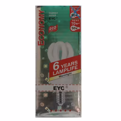 لامپ کم مصرف 10 وات ای وای سی کد SKI21 پایه E14 بسته 2 عددی