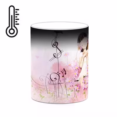ماگ حرارتی کاکتی طرح عاشقانه مدل mgh20793