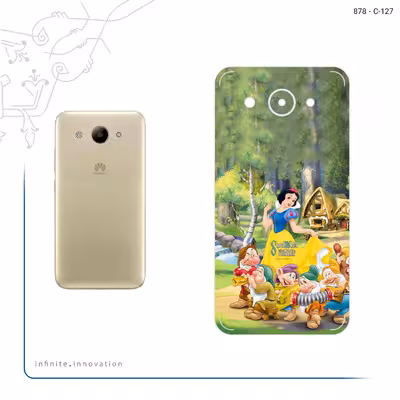 برچسب پوششی ماهوت مدل Snow White مناسب برای گوشی موبایل هوآوی Y3 2017