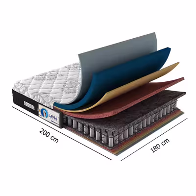 تشک لاویا مدل رامونا دو نفره سایز 200x180 سانتیمتر