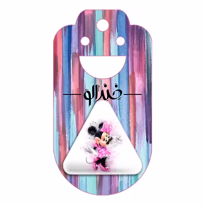 پیکسل خندالو طرح میکی موس مدل مثلثی کد 2421