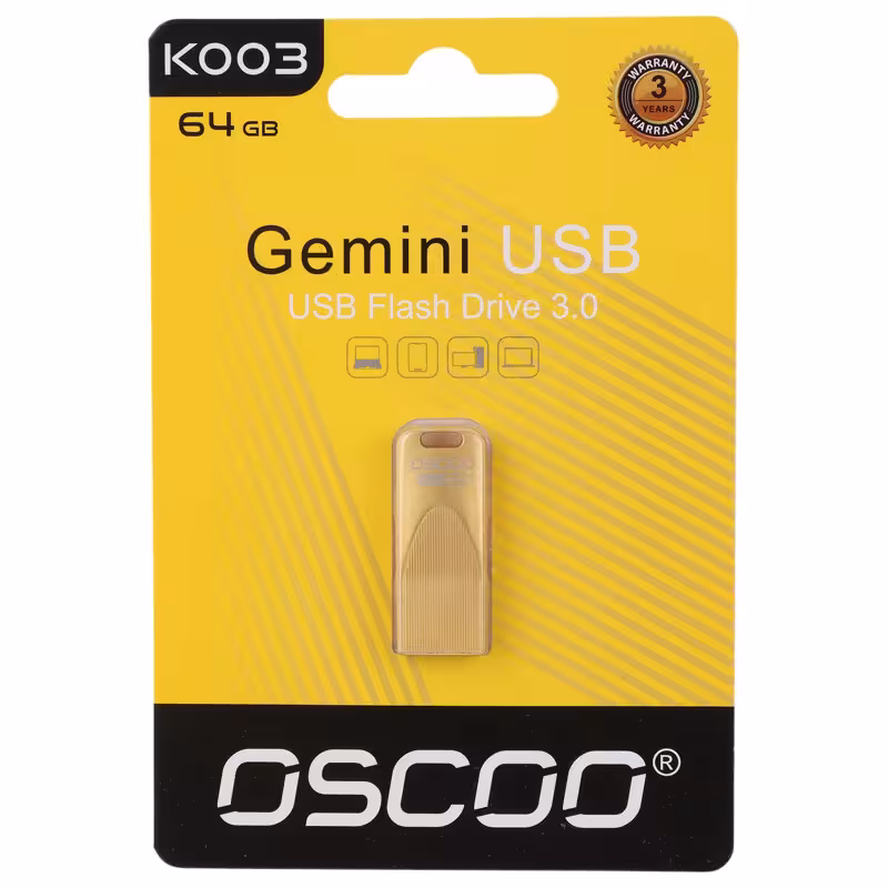 فلش مموری 64 گیگابایت USB 3.0 اسکو مدل K003