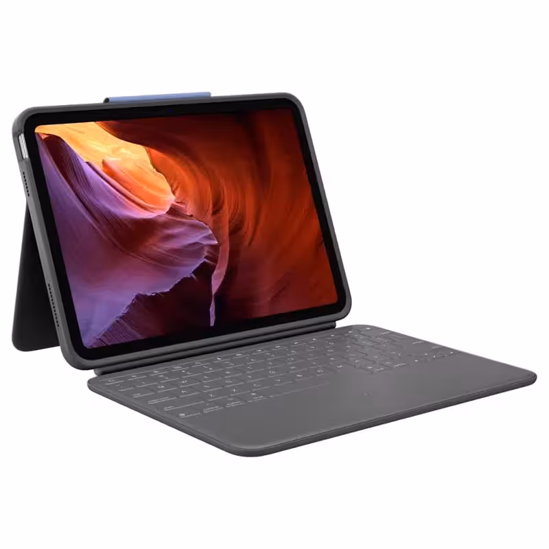 کیبورد بی‌سیم لاجیتک Logitech Rugged Folio مخصوص آیپد نسل 7-8-9