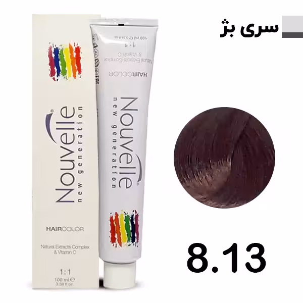 رنگ مو نوول سری بژ شماره 8.13