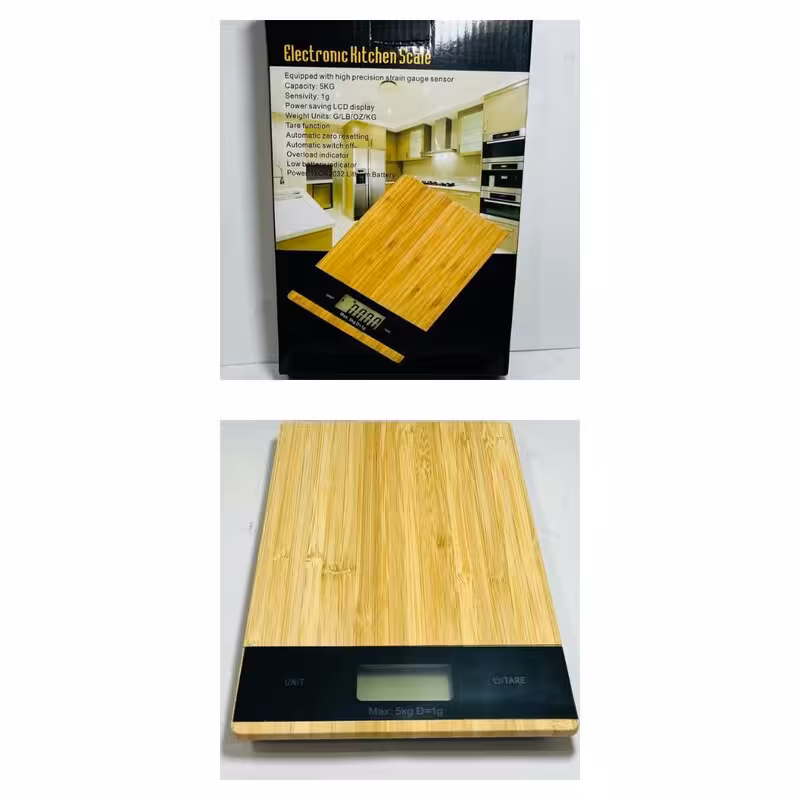 ترازو دیجیتال چوبی