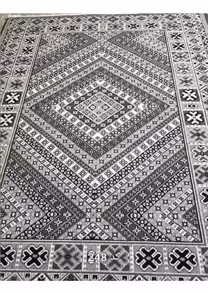 گلیم ماشینی 400 شانه آکرلیک کاشان(امکان پرداخت قسطی)-کد 248