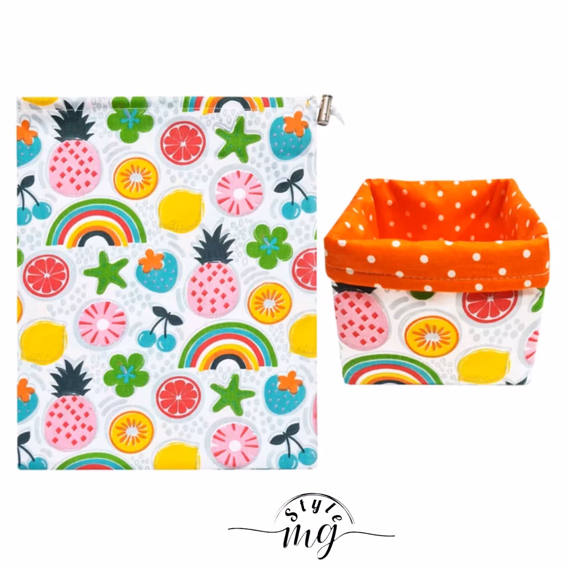 ست باکس نظم دهنده وسایل کودک طرح تابستانی مدل SSA200701 مجموعه 2 عددی