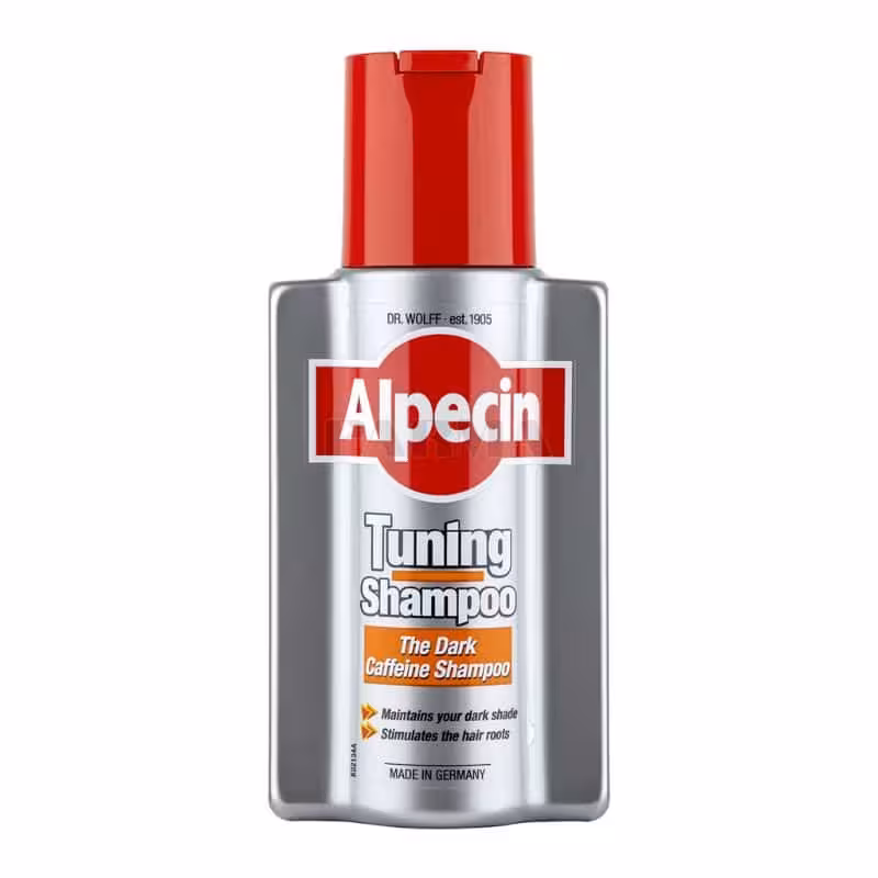 شامپو آلپسین Alpecin مدل Tuning رفع سفیدی مو حجم 200 میل