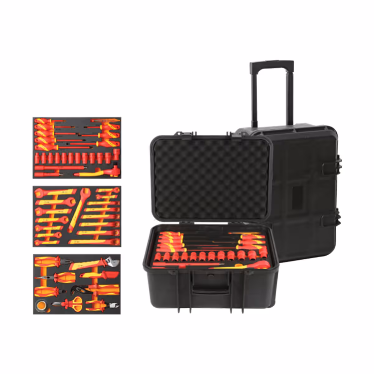 جعبه ابزار سه کشو 49 پارچه VDE فشار قوی LK کد Y3034