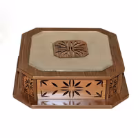 چراغ سقفی چوبی رایکا مدل SPID408