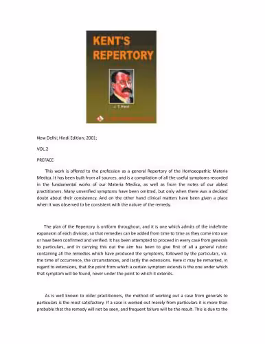 خرید و دانلود نسخه کامل کتاب Repertory of the Homoeopathic Materia Medica(Vol.2)
