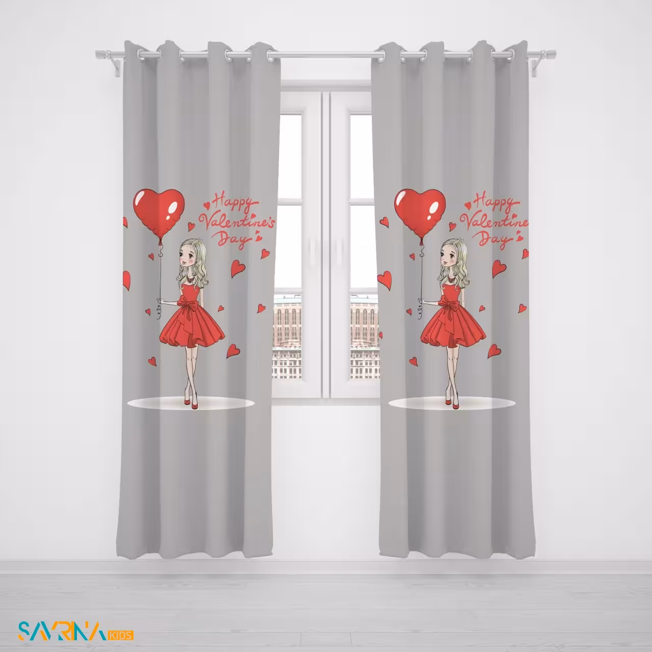 پرده پنلی بچگانه طرح رقاص بالرین کد AS1730