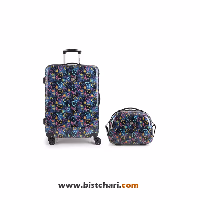 چمدان مسافرتی ست 2 تایی طرح دار M و T مدل Tizas برند گابل Gabol