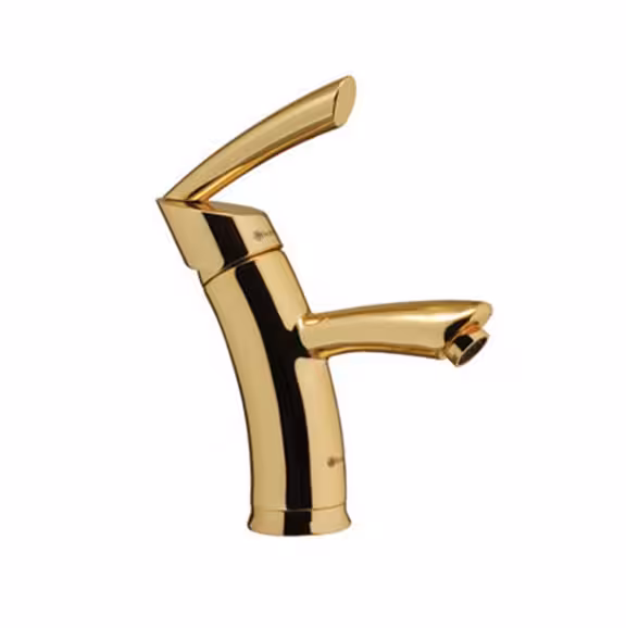 شیر روشویی درخشان مدل تاپ طلایی