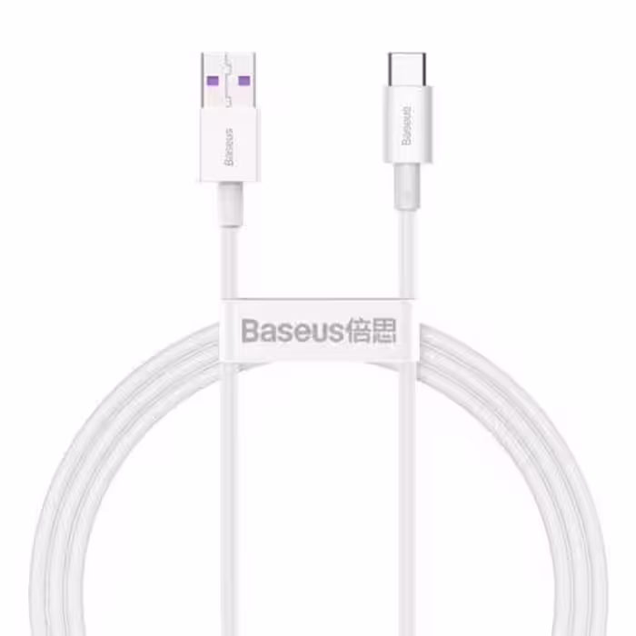 کابل 2 متری USB به Type-C بیسوس مدل Baseus Superior Series CATYS سفید