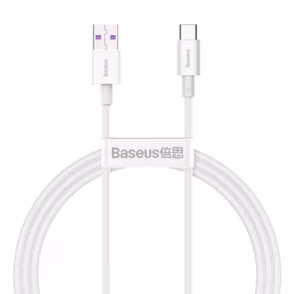 کابل 2 متری USB به Type-C بیسوس مدل Baseus Superior Series CATYS سفید