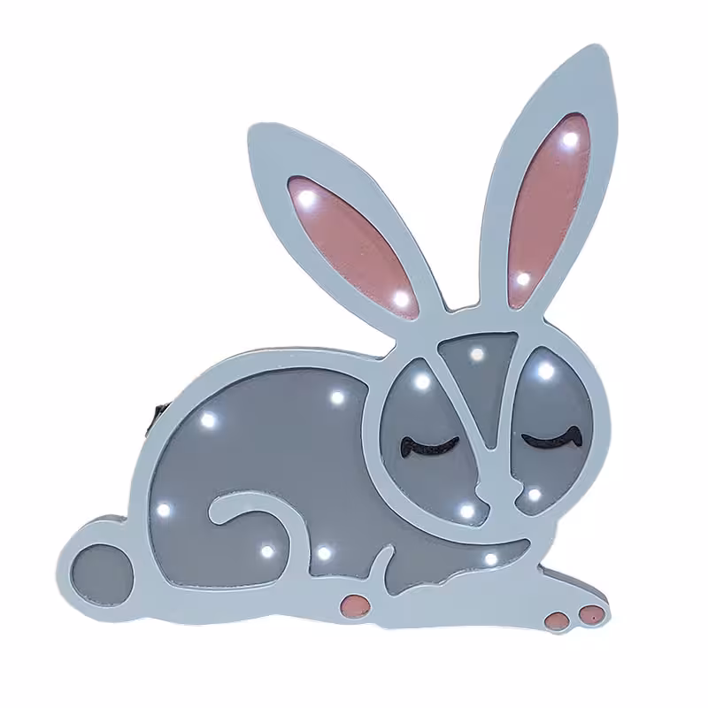 استند چراغ خواب کودک طرح خرگوش