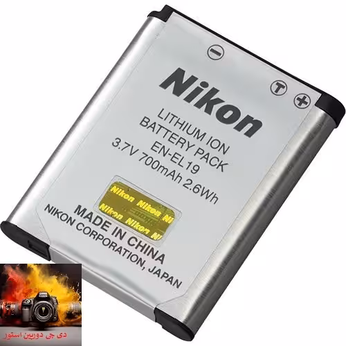 باتری نیکون مدل EN-EL19 ا  Nikon EN-EL19 Lithium-Ion Battery A درجه یک