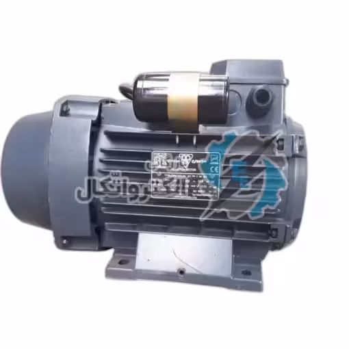 الکتروموتور موتوژن 1.5 اسب تکفاز دوخازن پوسته آلومینیوم