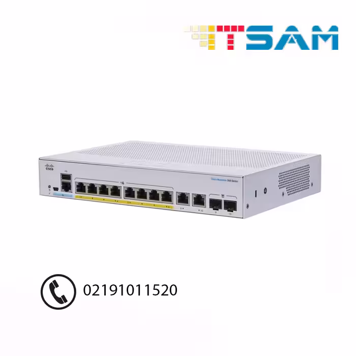 سوئیچ سیسکو مدل CBS350-8FP-E-2G