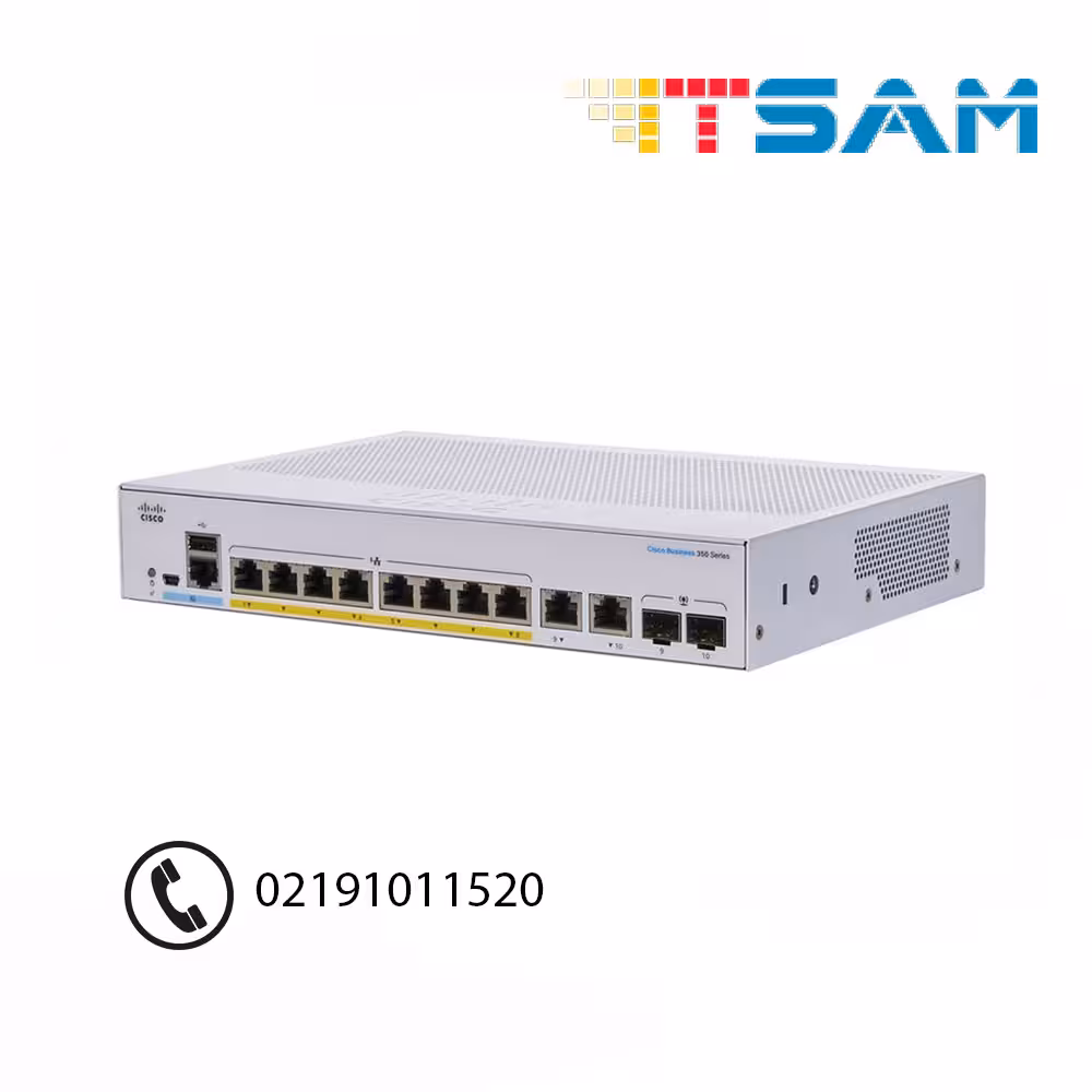 سوئیچ سیسکو مدل CBS350-8FP-E-2G