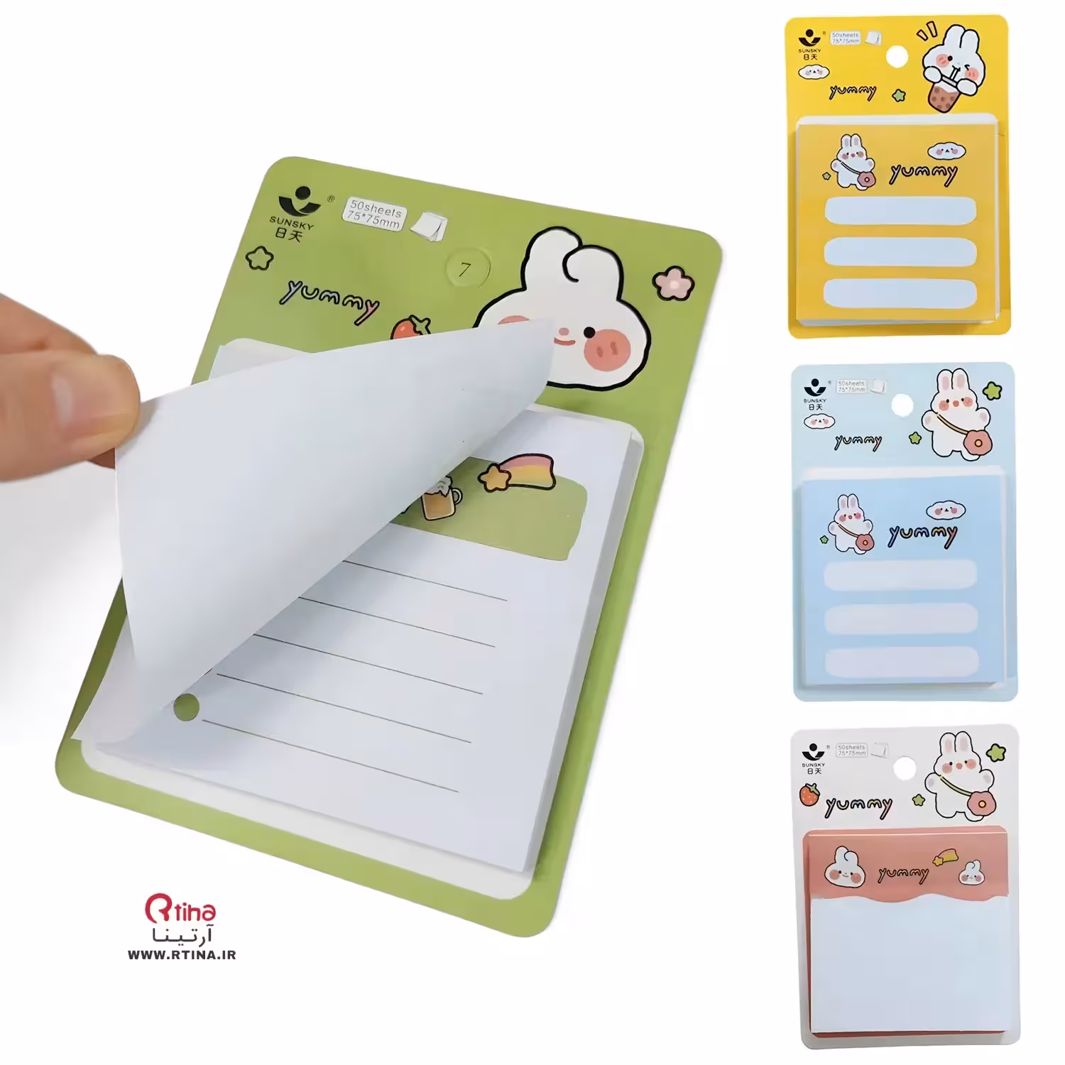 کاغذ یادداشت فانتزی طرح خرگوشی