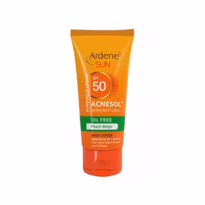 کرم ضد آفتاب فاقد چربی آردن مدل Acnesol SPF50 وزن 50 گرم - بژ هلویی