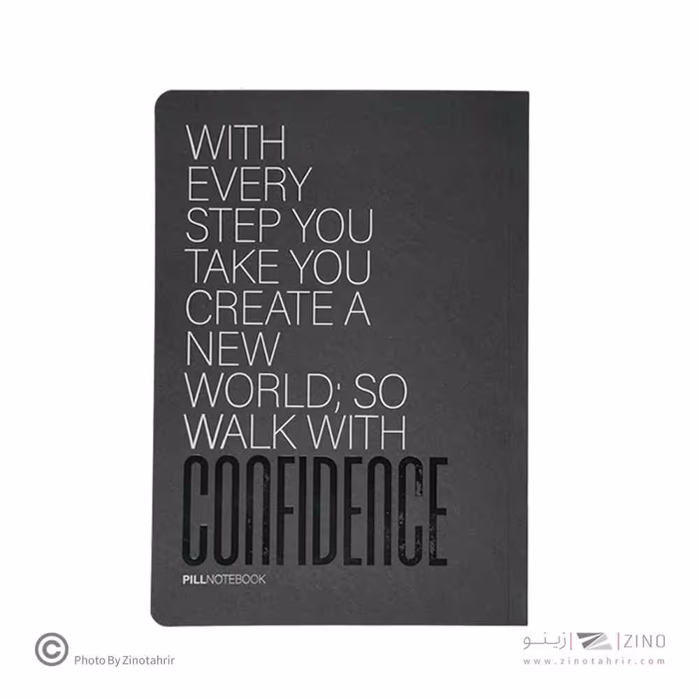 دفتر48برگ کاغذ مشکی وزیری (بی خط)ته چسب پیل سری نایت