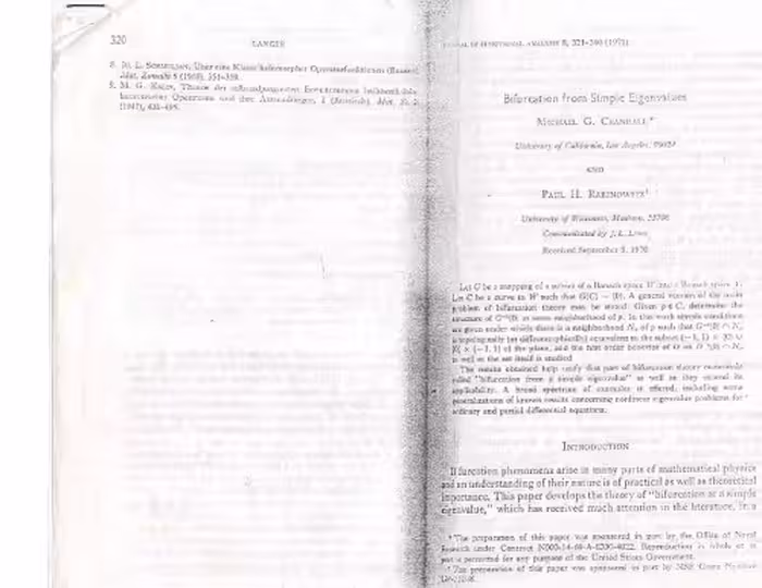 خرید و دانلود نسخه کامل کتاب Bifurcation From Simple Eigenvalues