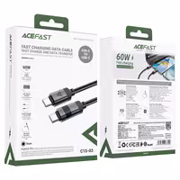 کابل Type-C به Type-C ایس فست ACEFAST C15-03 طول 1.2 متر توان 60 وات