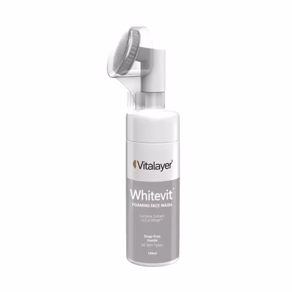 فوم پاک کننده صورت وایت ویت 150میل ویتالیر Vitalayer Whitevit Face Foaming Wash