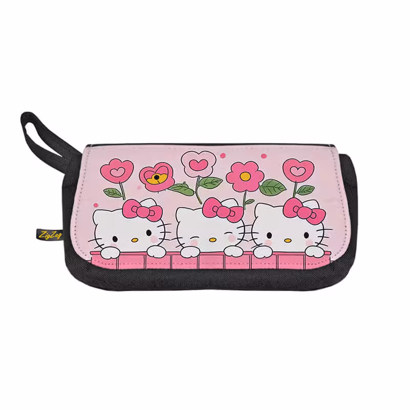 خرید و قیمت جامدادی زیگ زاگ طرح هلو کیتی کد 6813