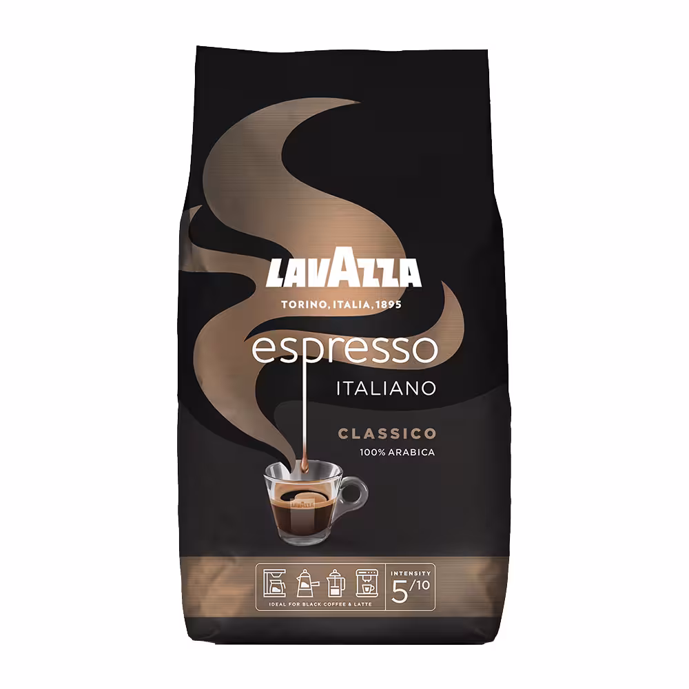 دانه قهوه اسپرسو لاوازا مدل کلاسیکو 1 کیلوگرم