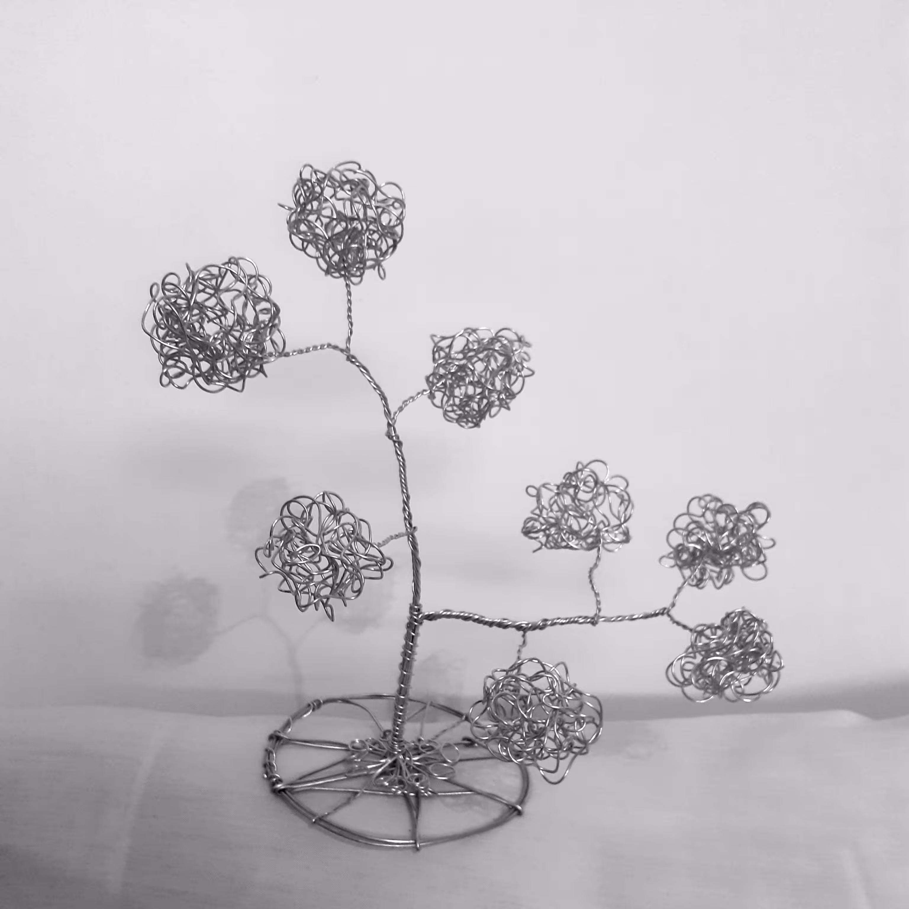 مجسمه درخت سه بعدی بنسای دست ساز اسمبلاژ هنری خاص کاویی هدیه صنایع دستی دانشجویی کاردستی کار و فناوری