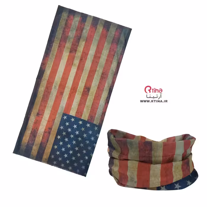 اسکارف ماسک صورت طرح پرچم آمریکا