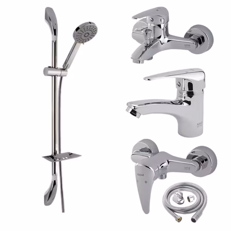 ست شیرآلات کسری مدل کارون مجموعه 5 عددی