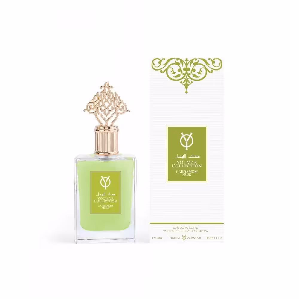 عطر بیکینی سبز (Musk Cardamom) مدل یارا حجم 25 میلی لیتر