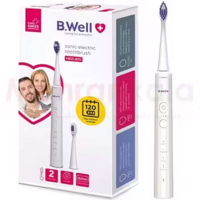 مسواک برقی بی ول مدل Sonic Electric MED 870 – سفید