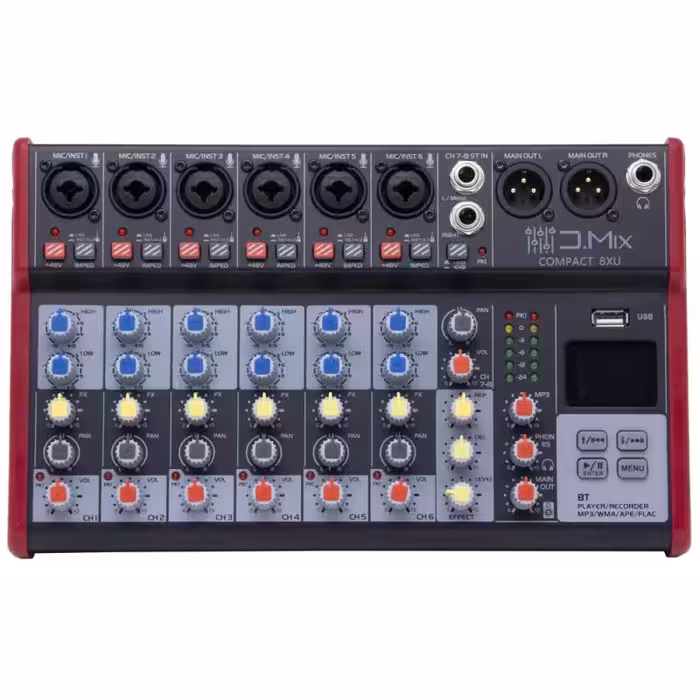 میکسر آنالوگ D.Mix Compact 8XU