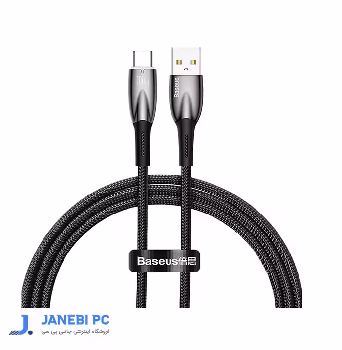 کابل شارژ USB به USB-C باسئوس 100W مدل CADH000401