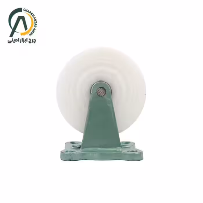 چرخ چدن تفلون ثابت قطر 250 میلی متر