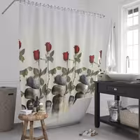 پرده حمام دلفین مدل jack-12005 سایز 180×200 سانتی متر