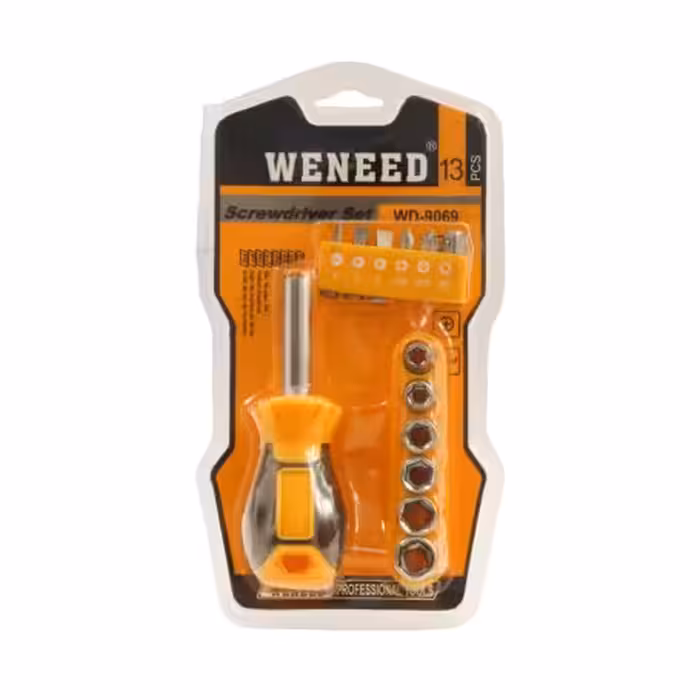 ست پیچ گوشتی 13 تکه مدل WD-9069