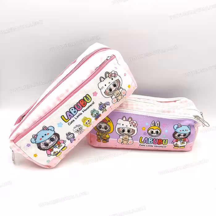 جامدادی 3 زیپ فانتزی طرح لبوبو