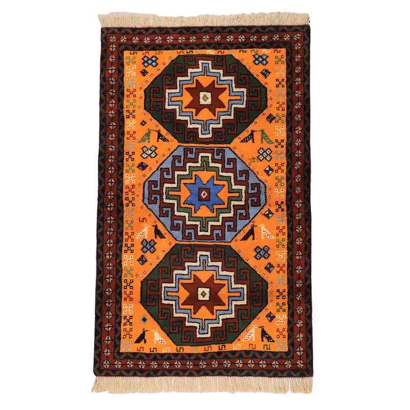 فرش دستباف دو متری مدل خراسان کد 4020206