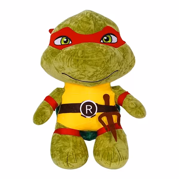 عروسک پولیشی لاک‌ پشت‌ های نینجا مدل رافائل 50 سانتی‌ متری